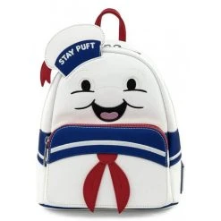 Best Pirce 😀 Ghostbusters By Loungefly 🎒 Backpack Stay Puft Marshmallow Man ⭐
