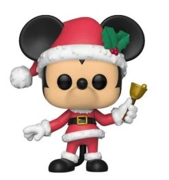 Best Sale 🥰 Topolino Disney Holiday Funko POP Mickey Mouse Babbo Natale 9cm 🌟