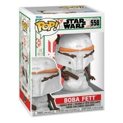 Best Pirce 🔥 Funko Star Wars Holiday 2022 POP! Heroes Vinyl Figure Boba Fett 9 Cm - 558 🧨